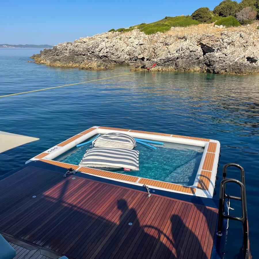 Custom inflatable for superyacht